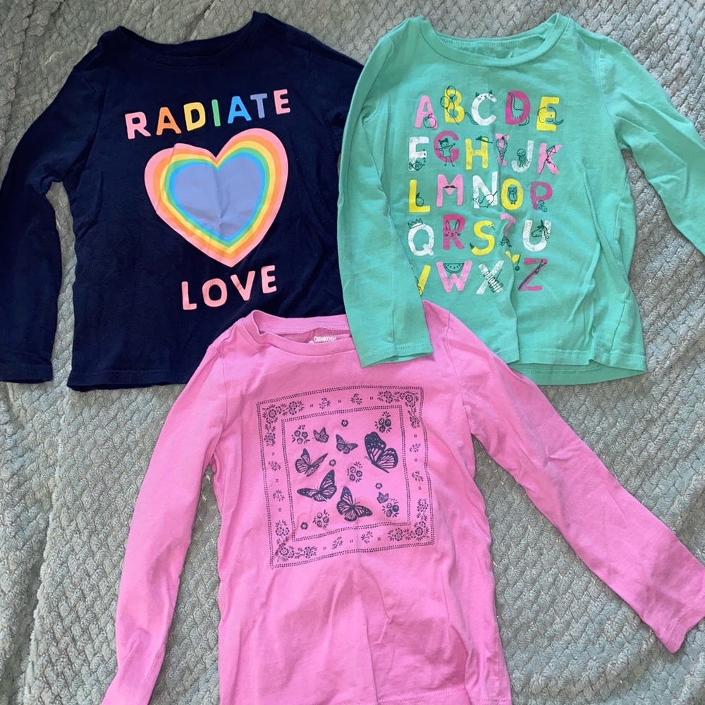 Toddler 4T Long Sleeve Top Bundle
